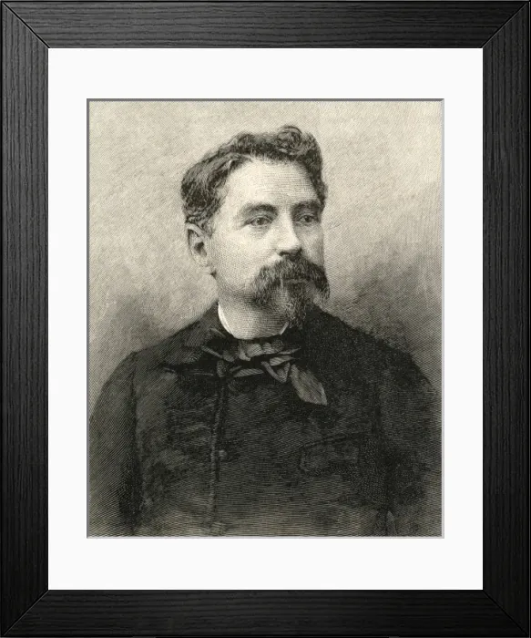 Framed Print : Mallarme  /  Harpers 1893