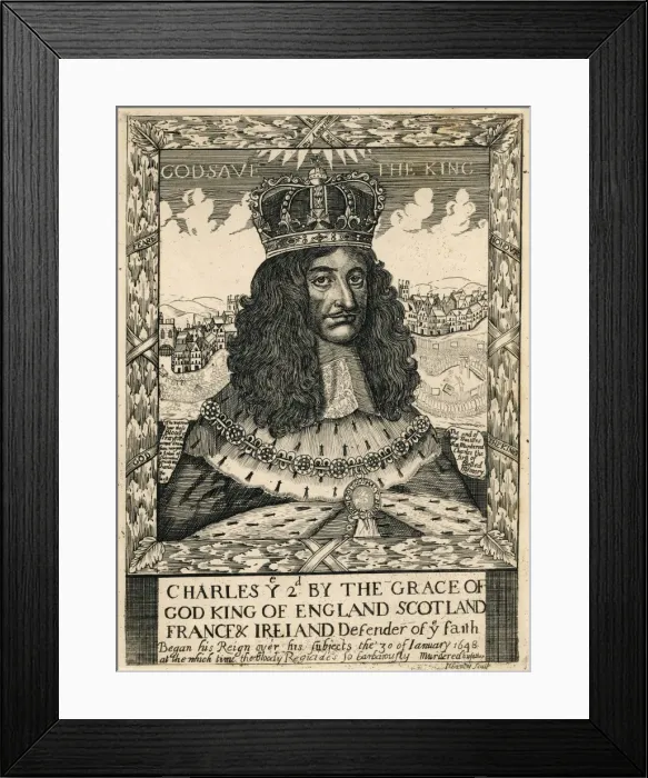 Framed Print : Charles II (Chantry) Framed Print : Charles II (Chantry)