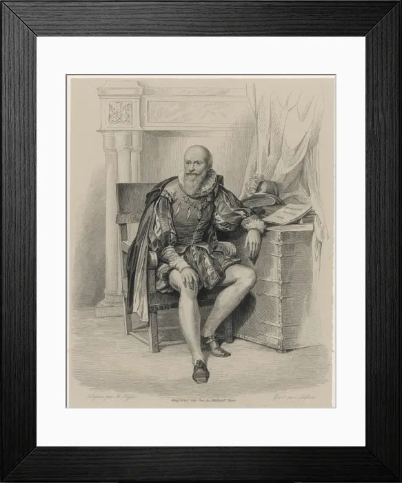 Framed Print : Sully (Hesse, Mono)