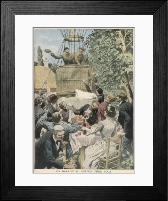 Framed Print : Balloonists at Wedding Framed Print : Balloonists at Wedding