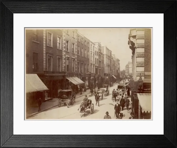 Framed Print : Dublin Street Scene Framed Print : Dublin Street Scene