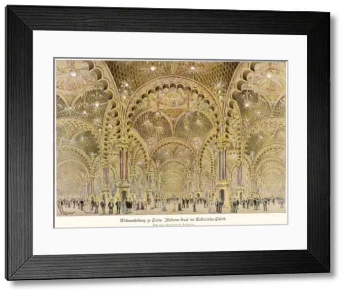 Framed Print : Paris Exhib Electricity Framed Print : Paris Exhib Electricity