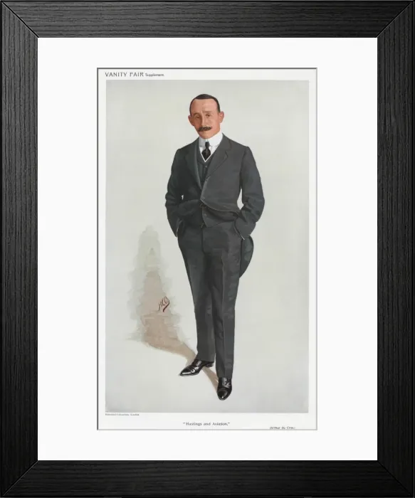 Framed Print : Arthur Du Cros - Racing Cyclist Framed Print : Arthur Du Cros - Racing Cyclist