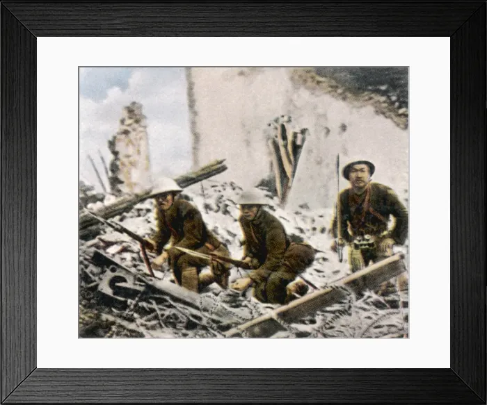 Framed Print : Japanese at Mukden Framed Print : Japanese at Mukden