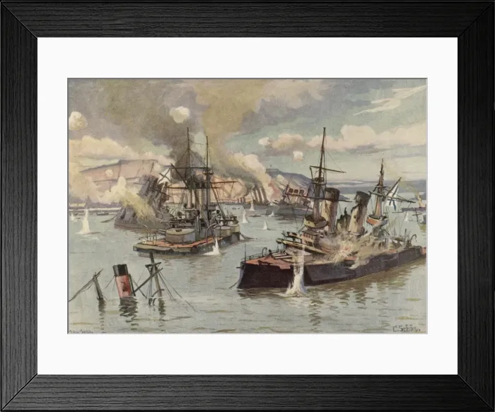 Framed Print : Rus / Jap War / Pt Arthur Framed Print : Rus / Jap War / Pt Arthur