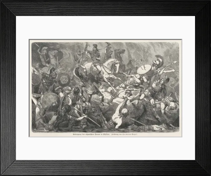 Framed Print : Athenian Defeat - Sicily Framed Print : Athenian Defeat - Sicily