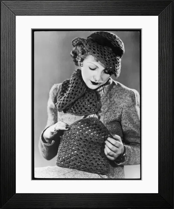 Framed Print : Crocheted Accessories Framed Print : Crocheted Accessories