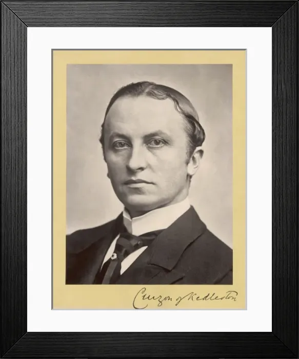 Framed Print : George Curzon / Anon Photo Framed Print : George Curzon / Anon Photo