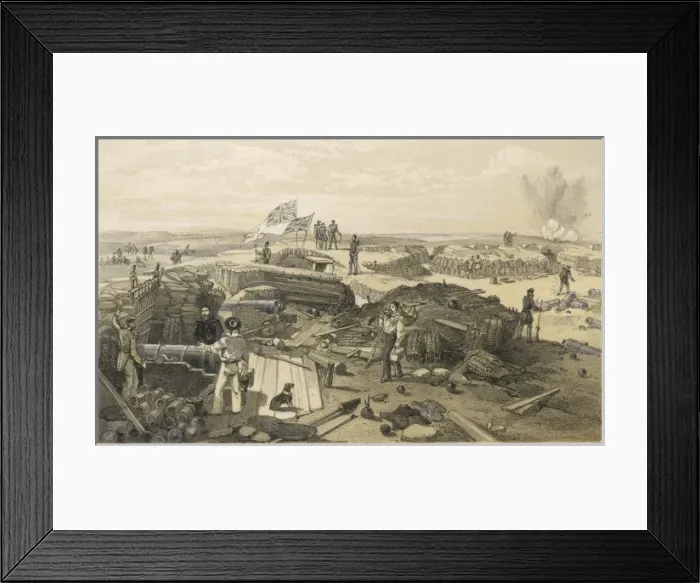 Framed Print : Sebastopol - the Redan Framed Print : Sebastopol - the Redan