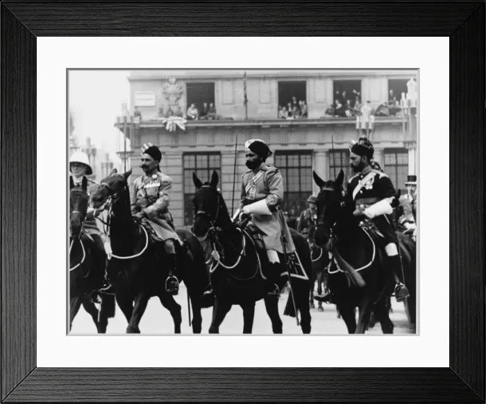 Framed Print : George VI Coronation / Ind Framed Print : George VI Coronation / Ind