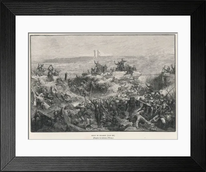 Framed Print : Taking the Malakoff Framed Print : Taking the Malakoff