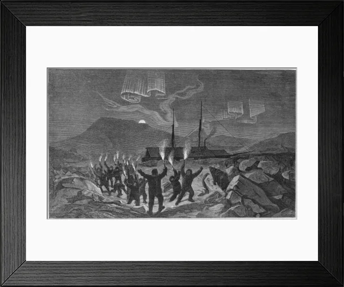 Framed Print : Koldewey / Northern Lights Framed Print : Koldewey / Northern Lights