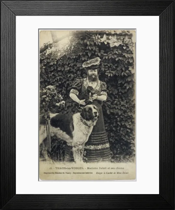 Framed Print : Madame Delait Bernard Framed Print : Madame Delait Bernard