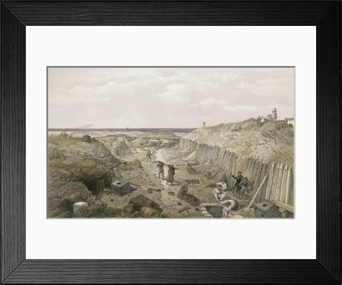 Framed Print : French Bastion Du Mat Framed Print : French Bastion Du Mat