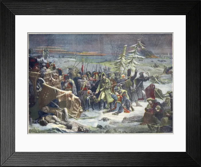 Framed Print : Ney & Retreating French Framed Print : Ney & Retreating French