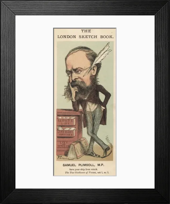 Framed Print : Plimsoll / Faustin Framed Print : Plimsoll / Faustin