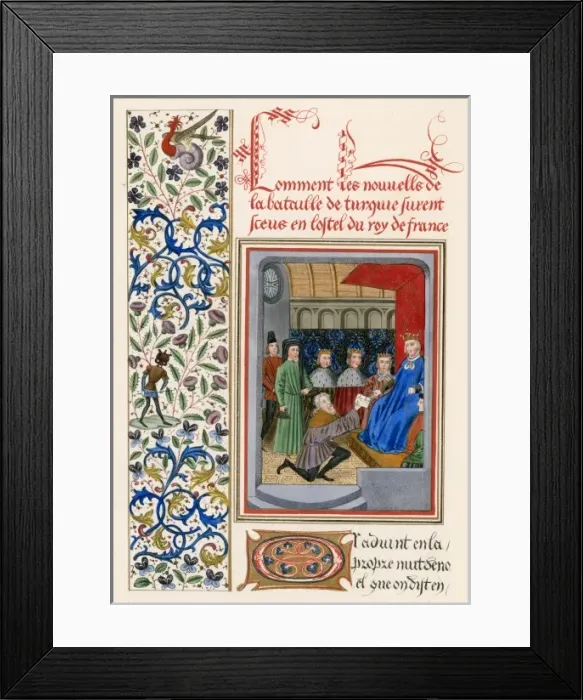 Framed Print : News of Defeat at Court Framed Print : News of Defeat at Court