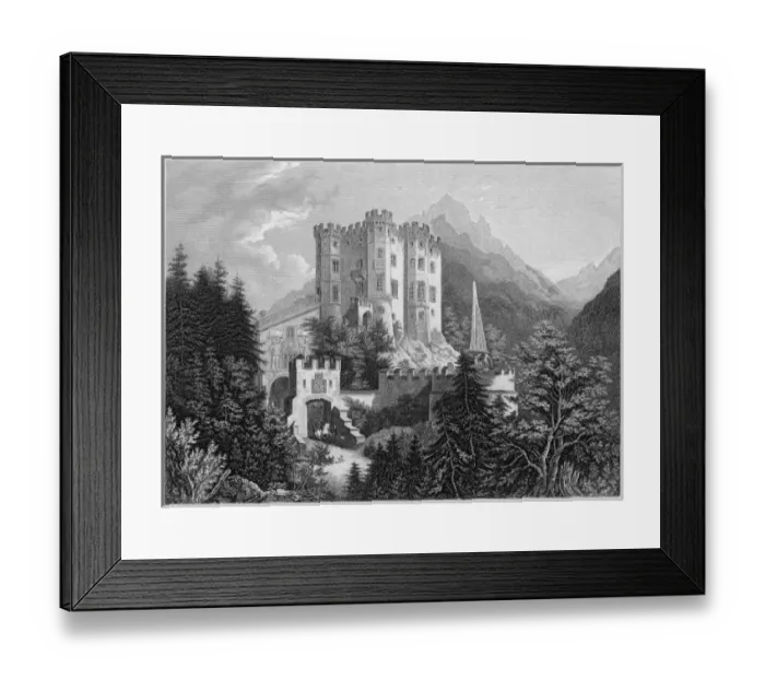 Framed Print : Germany / Hohenschwangau Framed Print : Germany / Hohenschwangau