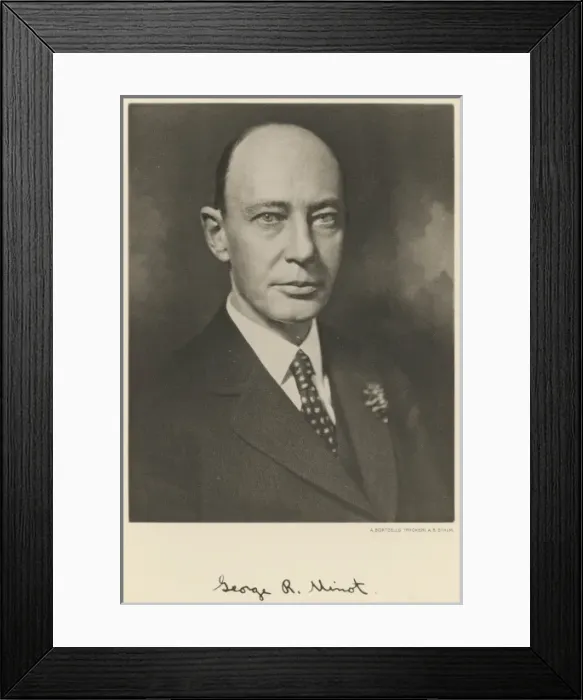 Framed Print : Gr Minot / Nobel 1934 Framed Print : Gr Minot / Nobel 1934