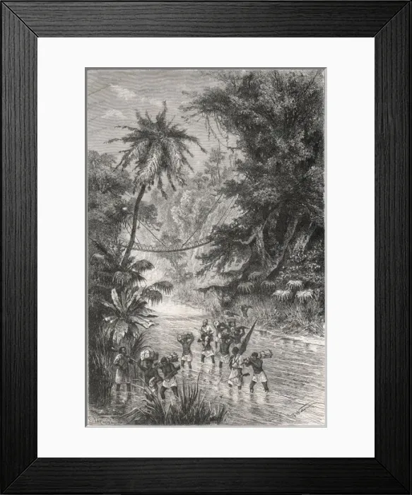 Framed Print : Cameron / Lukuga River Framed Print : Cameron / Lukuga River