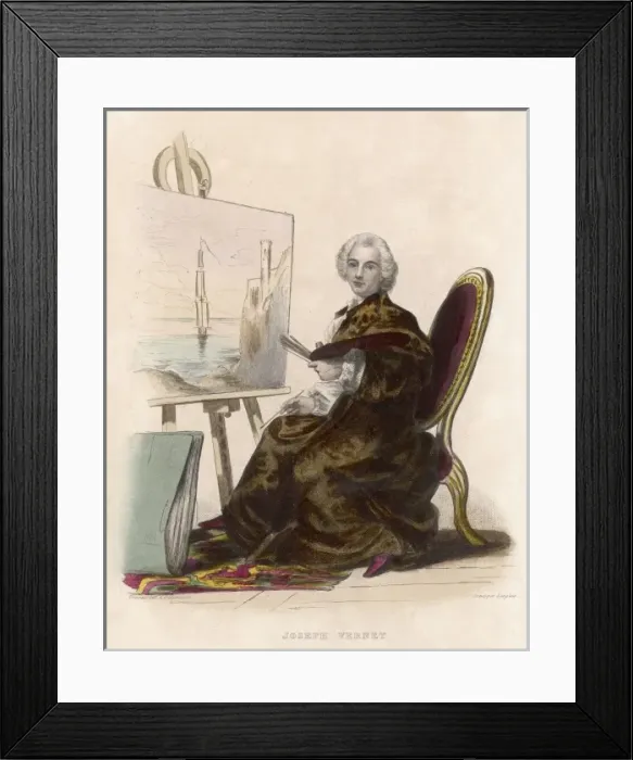 Framed Print : Joseph Vernet (Guillem. ) Framed Print : Joseph Vernet (Guillem. )