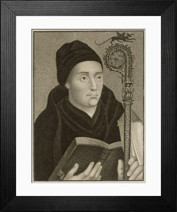 Framed Print : St Dunstan / Black Hat Framed Print : St Dunstan / Black Hat