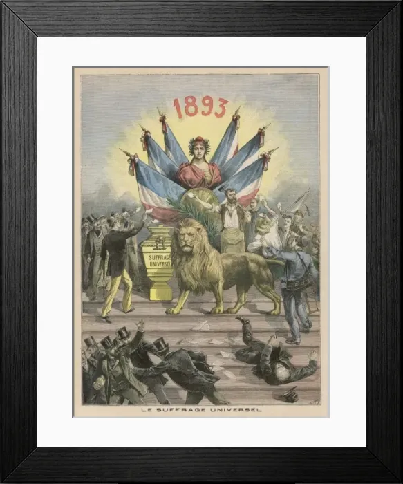 Framed Print : Universal Suffrage Framed Print : Universal Suffrage