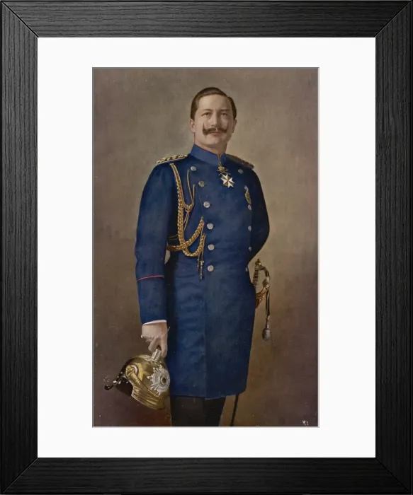 Framed Print : Wilhelm Ii / Liz 1906 Framed Print : Wilhelm Ii / Liz 1906