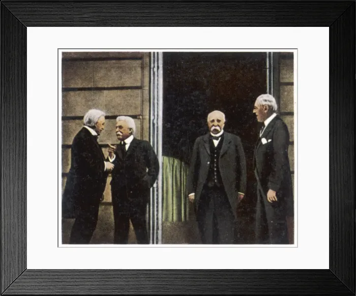 Framed Print : Allied Leaders at Paris Framed Print : Allied Leaders at Paris