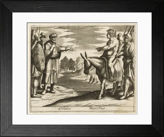 Framed Print : Midas and Silenus Framed Print : Midas and Silenus