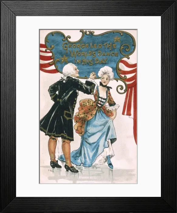 Framed Print : G Washington / Dancing Framed Print : G Washington / Dancing