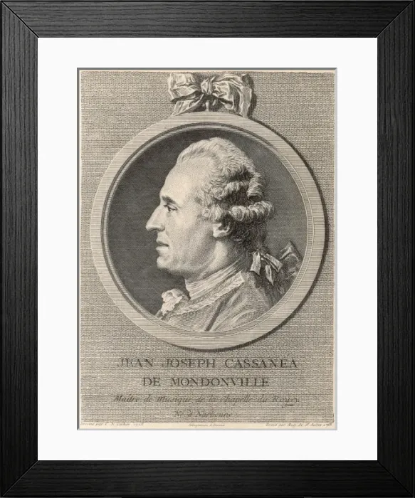 Framed Print : Mondonville / Cochin 1768 Framed Print : Mondonville / Cochin 1768