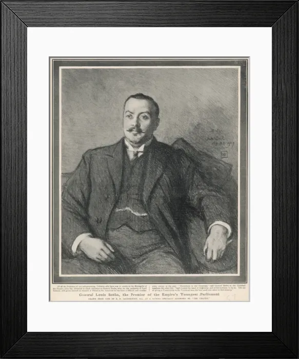 Framed Print : Louis Botha / Jacomb-Hood Framed Print : Louis Botha / Jacomb-Hood