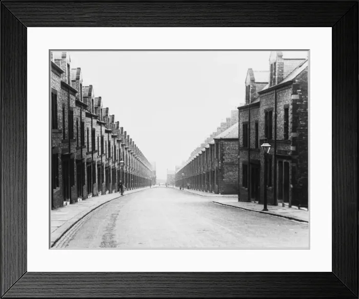 Framed Print : Terraced Housing / Monck Framed Print : Terraced Housing / Monck