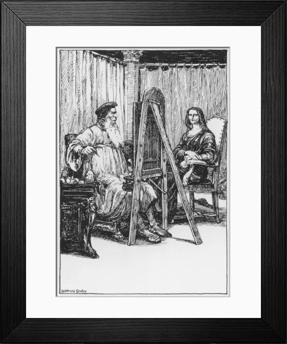 Framed Print : Da Vinci / Hentze / Tidende Framed Print : Da Vinci / Hentze / Tidende