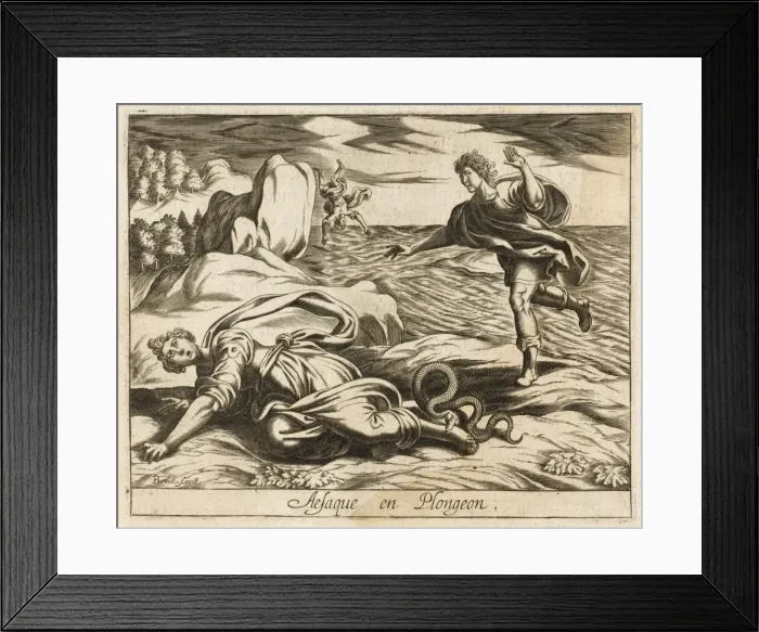 Framed Print : Aesach & Alixirhoe Framed Print : Aesach & Alixirhoe