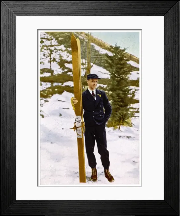 Framed Print : Olympics / 1932 / Skiing Framed Print : Olympics / 1932 / Skiing