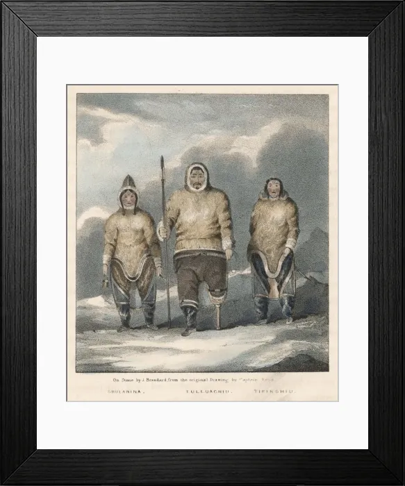 Framed Print : Racial / Eskimos / Ross Exp Framed Print : Racial / Eskimos / Ross Exp