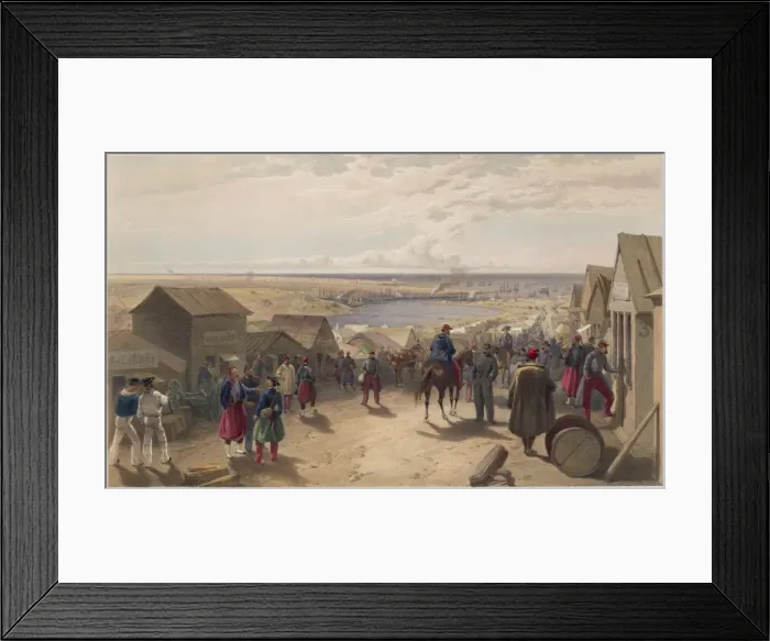 Framed Print : French Camp, Kamiesch Framed Print : French Camp, Kamiesch