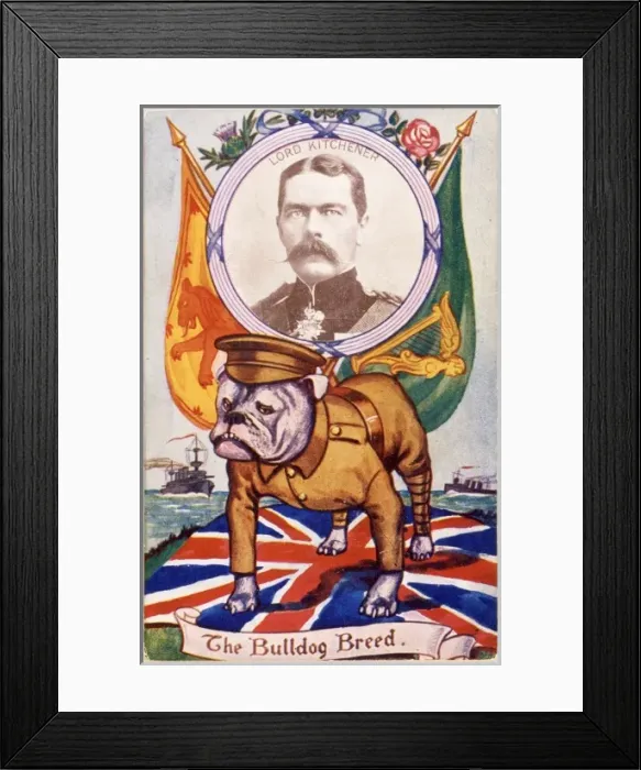 Framed Print : Bulldog and Kitchener Framed Print : Bulldog and Kitchener
