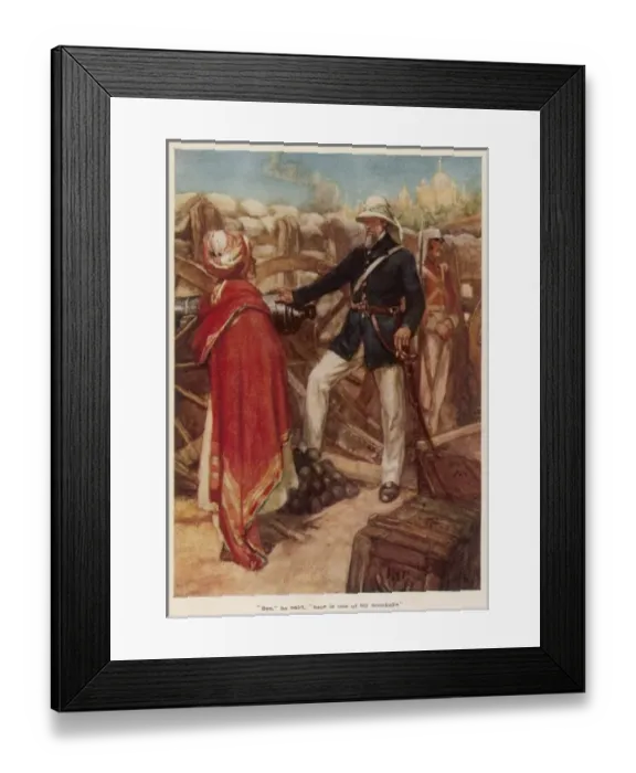 Framed Print : Lawrence Defends Lucknow Framed Print : Lawrence Defends Lucknow