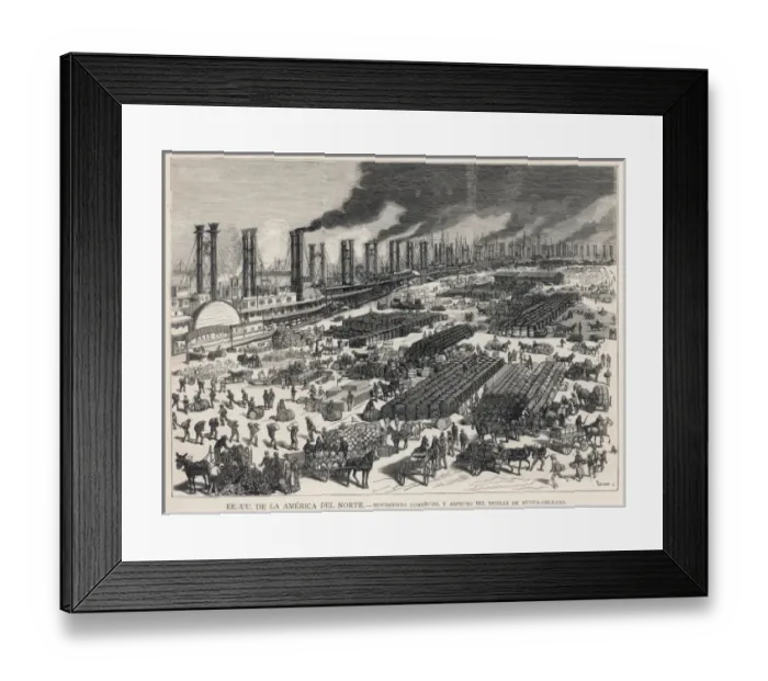 Framed Print : USA / New Orleans / Levee Framed Print : USA / New Orleans / Levee
