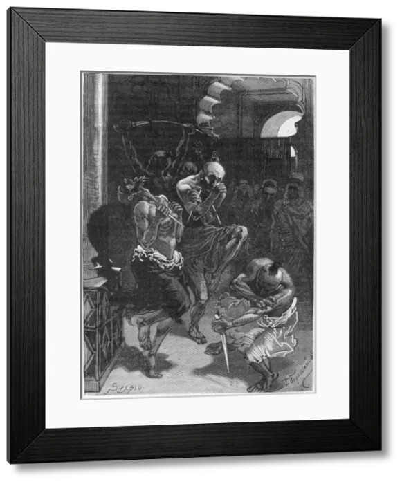 Framed Print : Aissaouas Mutilation Framed Print : Aissaouas Mutilation