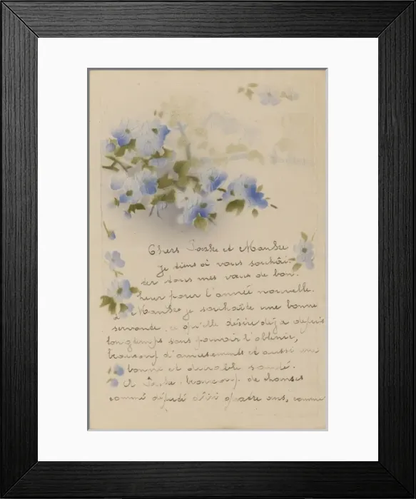 Framed Print : New Year Letter - 1 Framed Print : New Year Letter - 1
