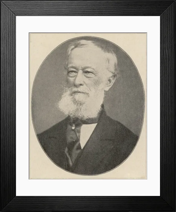 Framed Print : Alfred Krupp / Oval Framed Print : Alfred Krupp / Oval