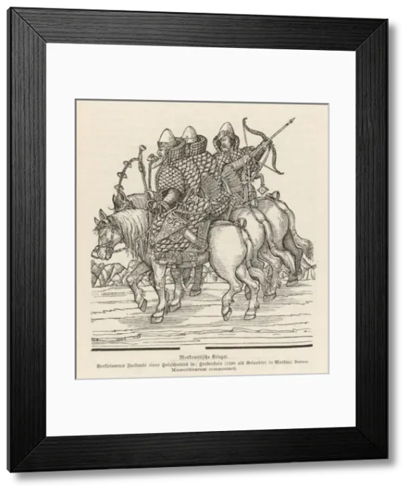 Framed Print : Russia / 1526 / Warriors Framed Print : Russia / 1526 / Warriors