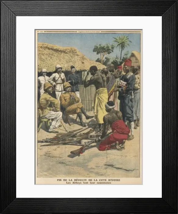 Framed Print : Abbeys Submit to French Framed Print : Abbeys Submit to French