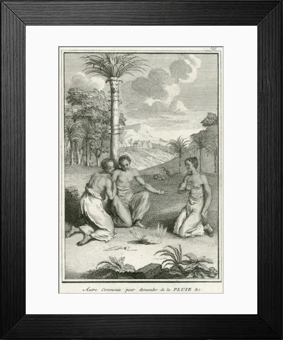 Framed Print : Guinea Rain Ritual Framed Print : Guinea Rain Ritual