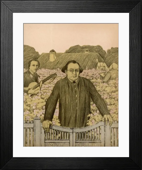Framed Print : Eduard Morike / Mag Cover Framed Print : Eduard Morike / Mag Cover