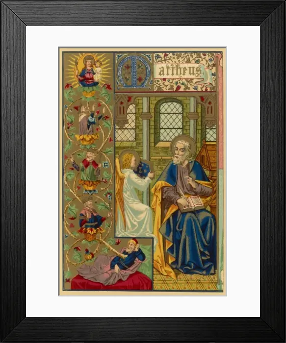 Framed Print : St Matthew / Evang / Butler Framed Print : St Matthew / Evang / Butler